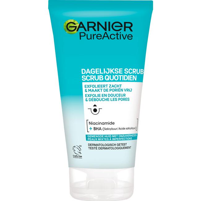 Garnier PureActive Dagelijkse Scrub - 150 ml