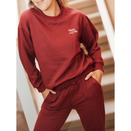 Bo Wilkes Sweater Burgundy Maat L/XL