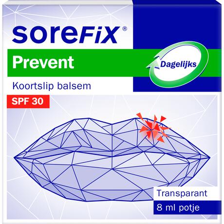 SoreFix Prevent Op Zink Gebaseerde Koortslip Balsem 8 ML