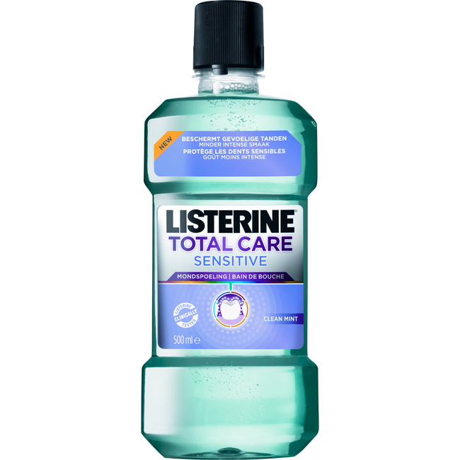Listerine Total Care Sensitive Clean Mint Mondwater 500 Ml Etos