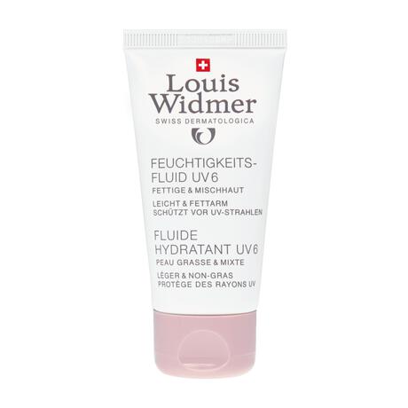 Louis Widmer Fluide Hydratant UV 6 Zonder Parfum 50 ML