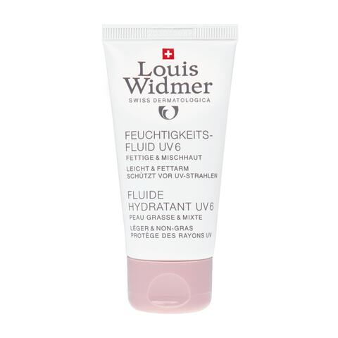 Louis Widmer Fluide Hydratant UV 6 Zonder Parfum 50 ML