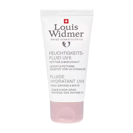 Louis Widmer Fluide Hydratant UV 6 Zonder Parfum 50 ML