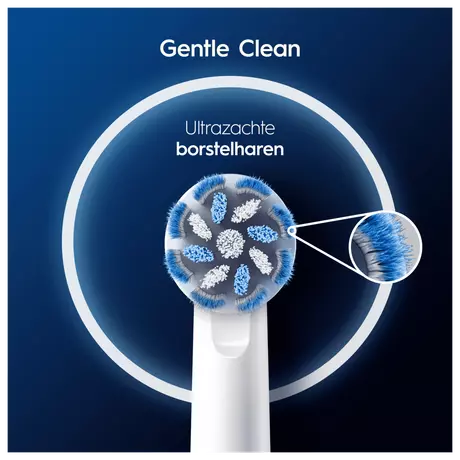 Oral-B Sensitive Clean Opzetborstels Wit 10 Stuks