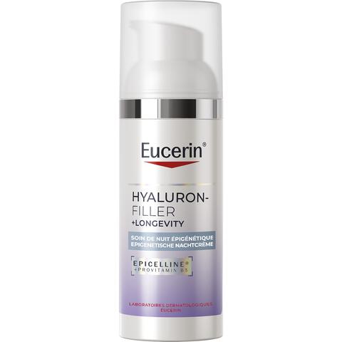 Eucerin Hyaluron-Filler + Longevity Epigenetisch Anti-Age Nachtcrème 50 ML
