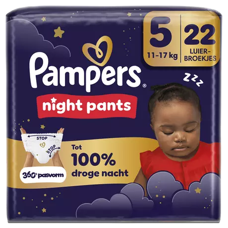Pampers Baby Dry Night Pants Luierbroekjes Maat 5 11-17 kg 22 stuks