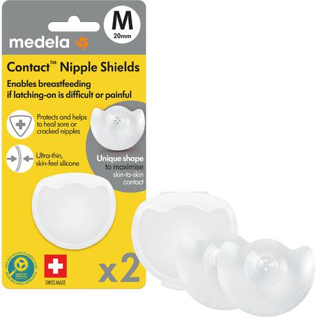 Medela Contact Tepelhoedjes Maat M 2 stuks