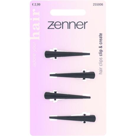 Zenner Snapclip zwart 4x
