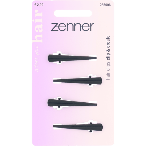 Zenner Snapclip Zwart 4x