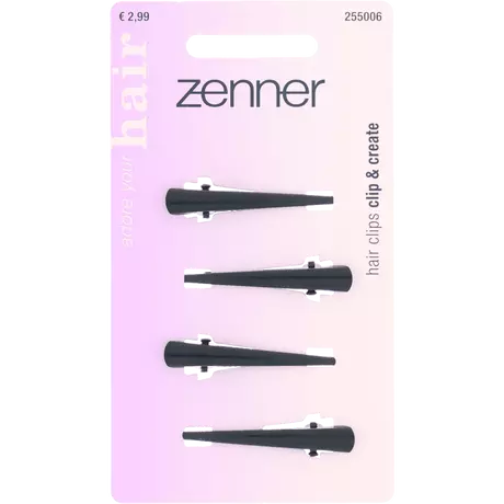 Zenner Snapclip Zwart 4x