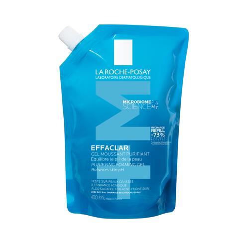 La Roche-Posay Effaclar Zuiverende Reinigingsgel +M Navulling 400 ML