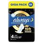 Always Ultra Maandverband Secure Night Met Vleugels 22 stuks