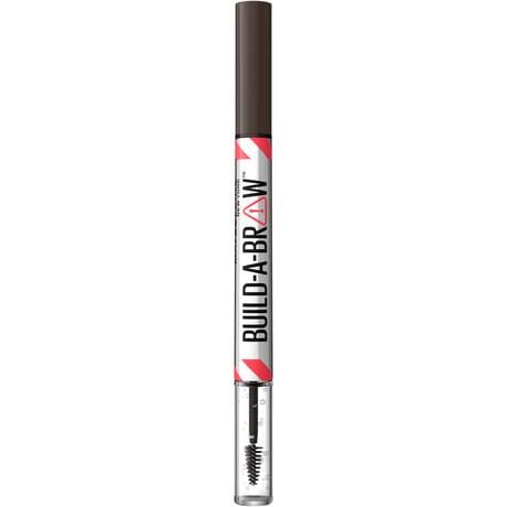 Maybelline New York BUILD A BROW Wenkbrauwpen/fixeergel 260 Deep Brown