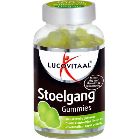 Lucovitaal Stoelgang Gummies Suikervrij 50 stuks