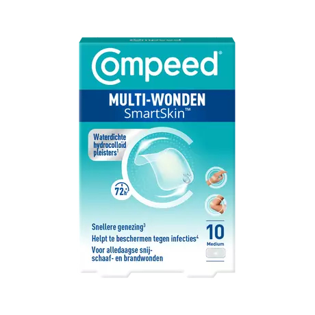 Compeed smartskin Multiwond medium 10 st