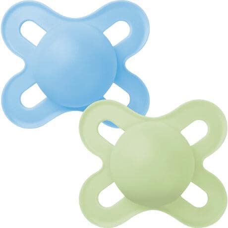 MAM Baby Original Fopspenen  Start 0-2 maanden Plain Blue 2 stuks
