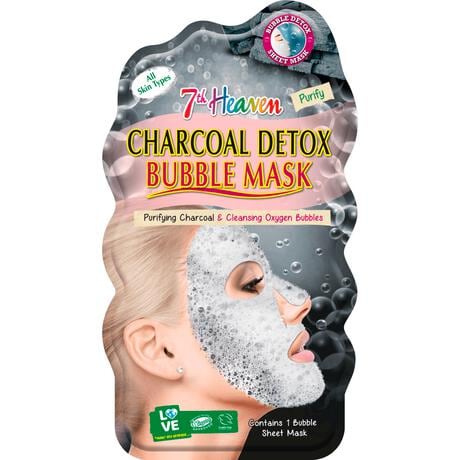 7th Heaven Charcoal Detox Bubbel Sheet Masker