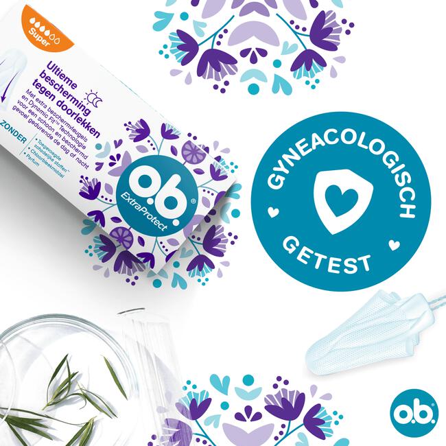 o.b. Extra Protect Tampons Super 16st