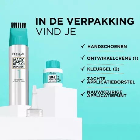 L'Oréal Paris Magic Retouch Permanente Haarverf 5 Lichtbruin