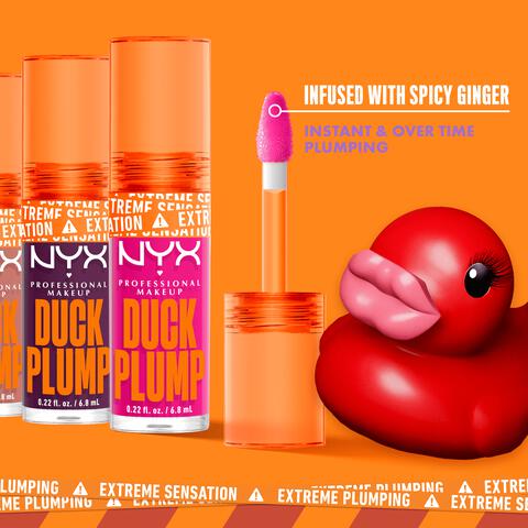NYX Professional Makeup Duck Plump Lip Plumping Laquer Lipgloss 3 Nude Swings