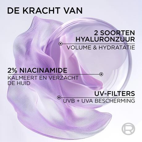 L'Oréal Paris Revitalift Filler Glass Skin Hyaluron Aqua-Fluid SPF30 40 ML