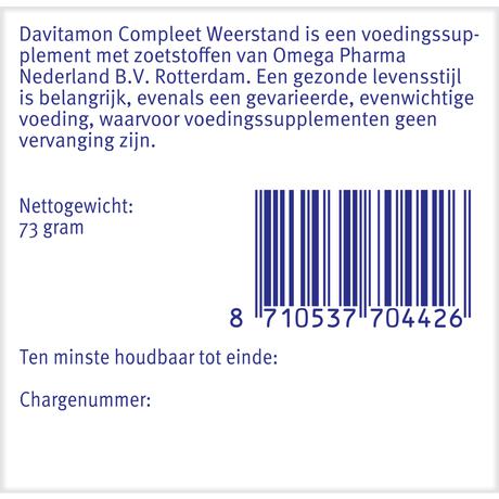 Davitamon Kauw Aardbei 60 NL