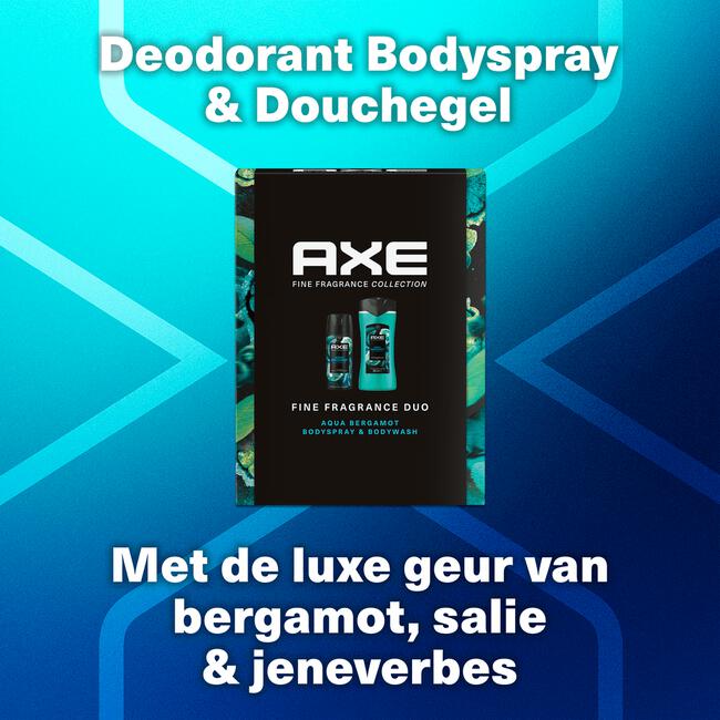 Axe Duo Set Fine Fragrance Aqua Bergamot Geschenkset