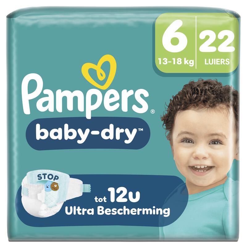 Pampers Baby Dry Luiers Maat 6 13-18 kg 22 stuks