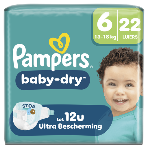 Pampers Baby Dry Luiers Maat 6 13-18 kg 22 stuks