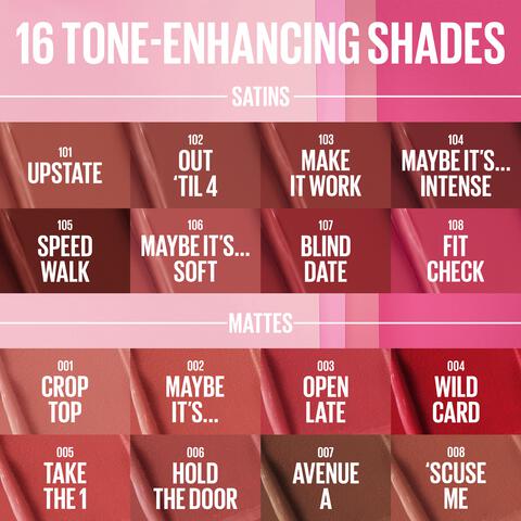 Maybelline New York Maybe It's Serum Lipstick 001 Crop Top Nude
