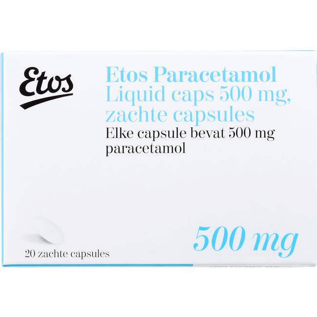 Etos Paracetamol 500 MG Liquid Caps 20
