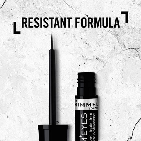 Rimmel London Glam'Eyes Professional Eyeliner 001 Black Glamour