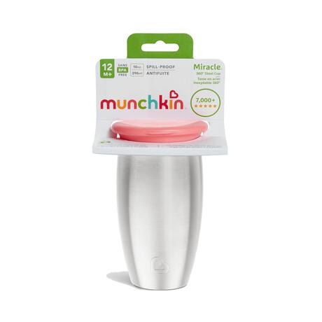 Munchkin 1Pk Miracle Stst Cup Pink 1 stuks