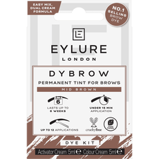 Eylure Dybrow Dye Kit  Mid Brown