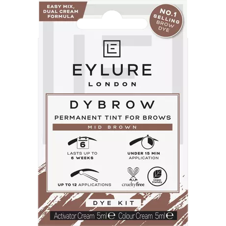 Eylure Dybrow Dye Kit  Medium Bruin