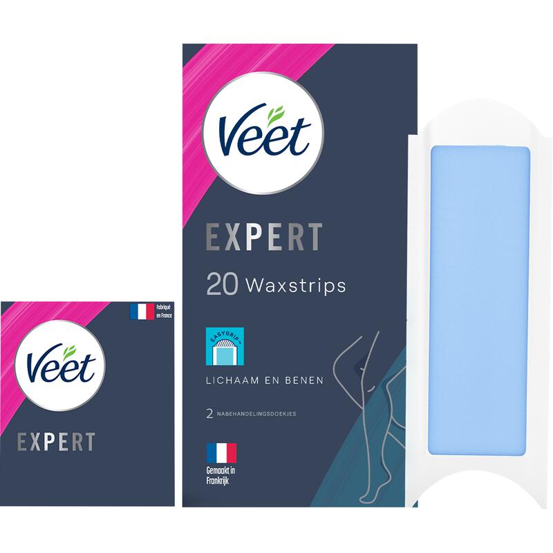 Veet Expert Lichaam en Benen Waxstrips 20 stuks
