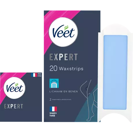 Veet Expert Lichaam en Benen Waxstrips 20 stuks