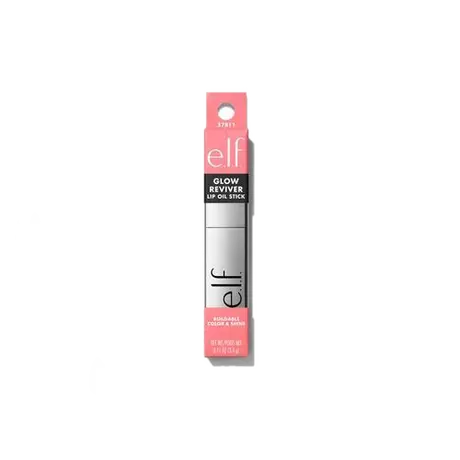e.l.f. Glow Reviver Lip Oil Stick Pink-Me Energy