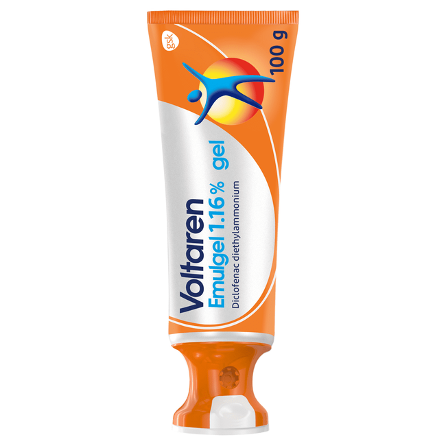 Voltaren Emulgel 1.16% Gel 100 g Doseer- en Smeerdop