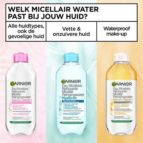 Garnier SkinActive Micellair Reinigingswater in Olie 400 ML