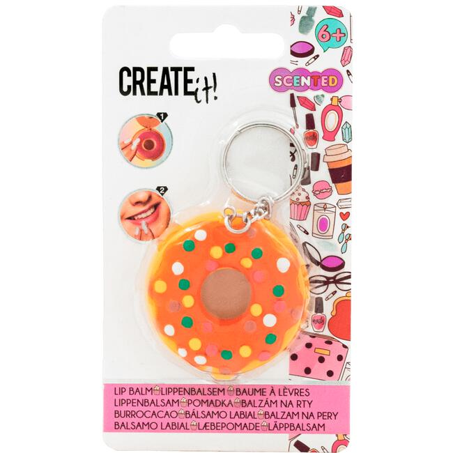 Create It! Donut lipbalm sleutelhanger
