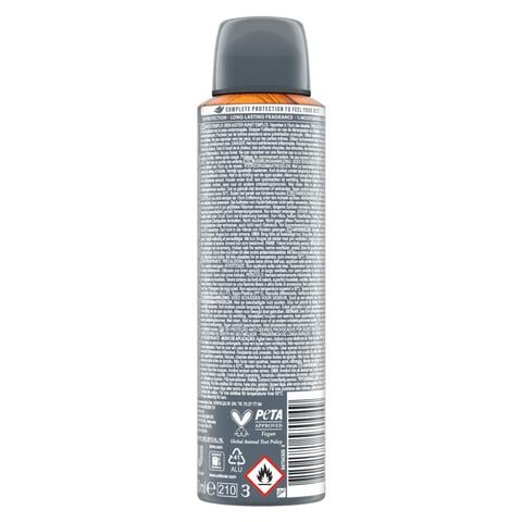 Dove Men+Care Sandalwood + Vanille Deodorant Spray 150 ML