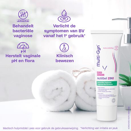 Multi-Gyn ActiGel 2in1 bij bacteriële vaginose 50ml