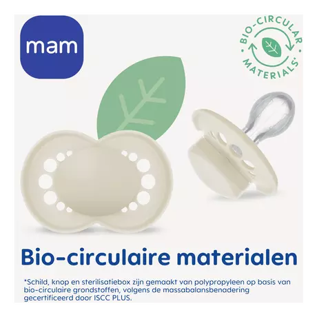 MAM Original Fopspeen 16+ Maanden Beige 2 stuks