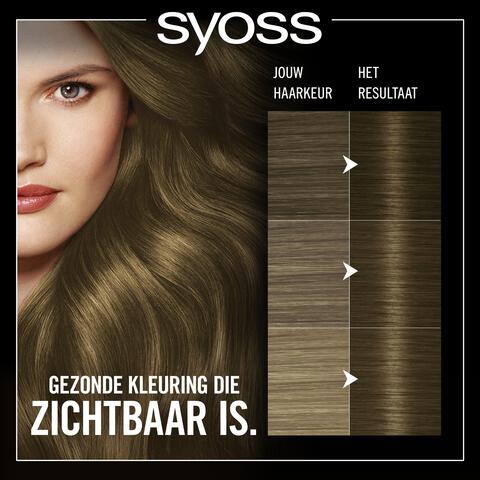 Syoss Oleo Intense Permanente Haarkleuring 6-10 Donkerblond/Blond Foncé