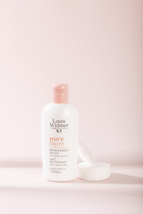 Louis Widmer Purederm Reinigingsmelk Licht Geparfumeerd 200 ML