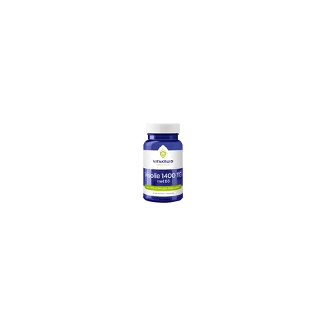 Vitakruid Visolie 1400 TG met D3 Softgel Capsules 30 stuks