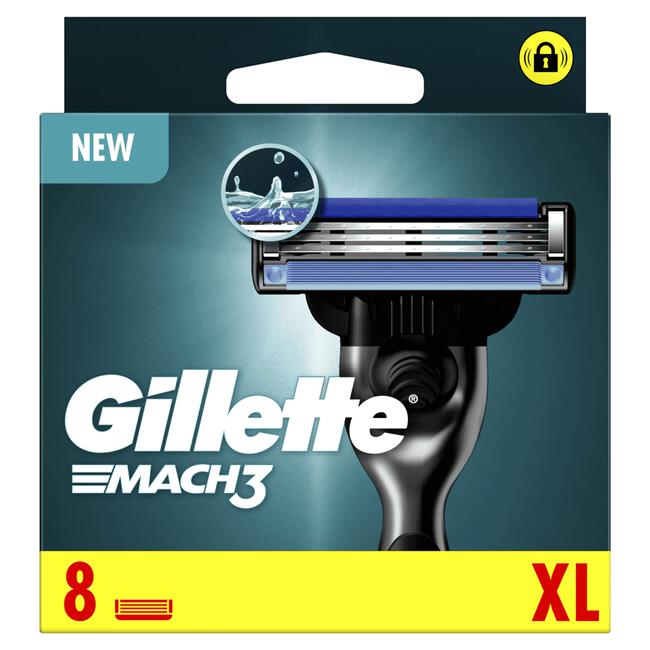 Gillette Mach3 Navulmesjes 8 Stuks