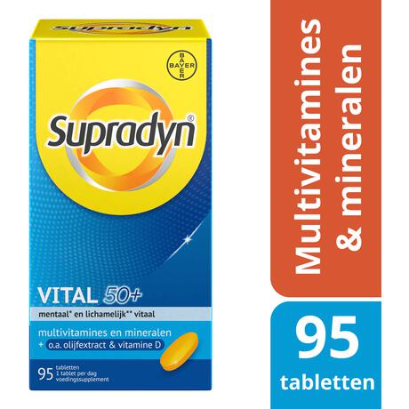 Supradyn Vital 50+ multivitamines voor vijftigplussers  95 tabletten