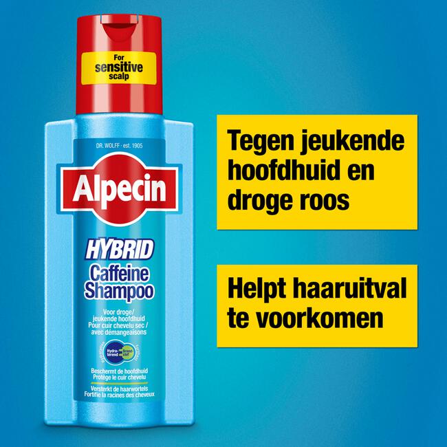 Alpecin Hybrid Cafeïne Shampoo 250 ML